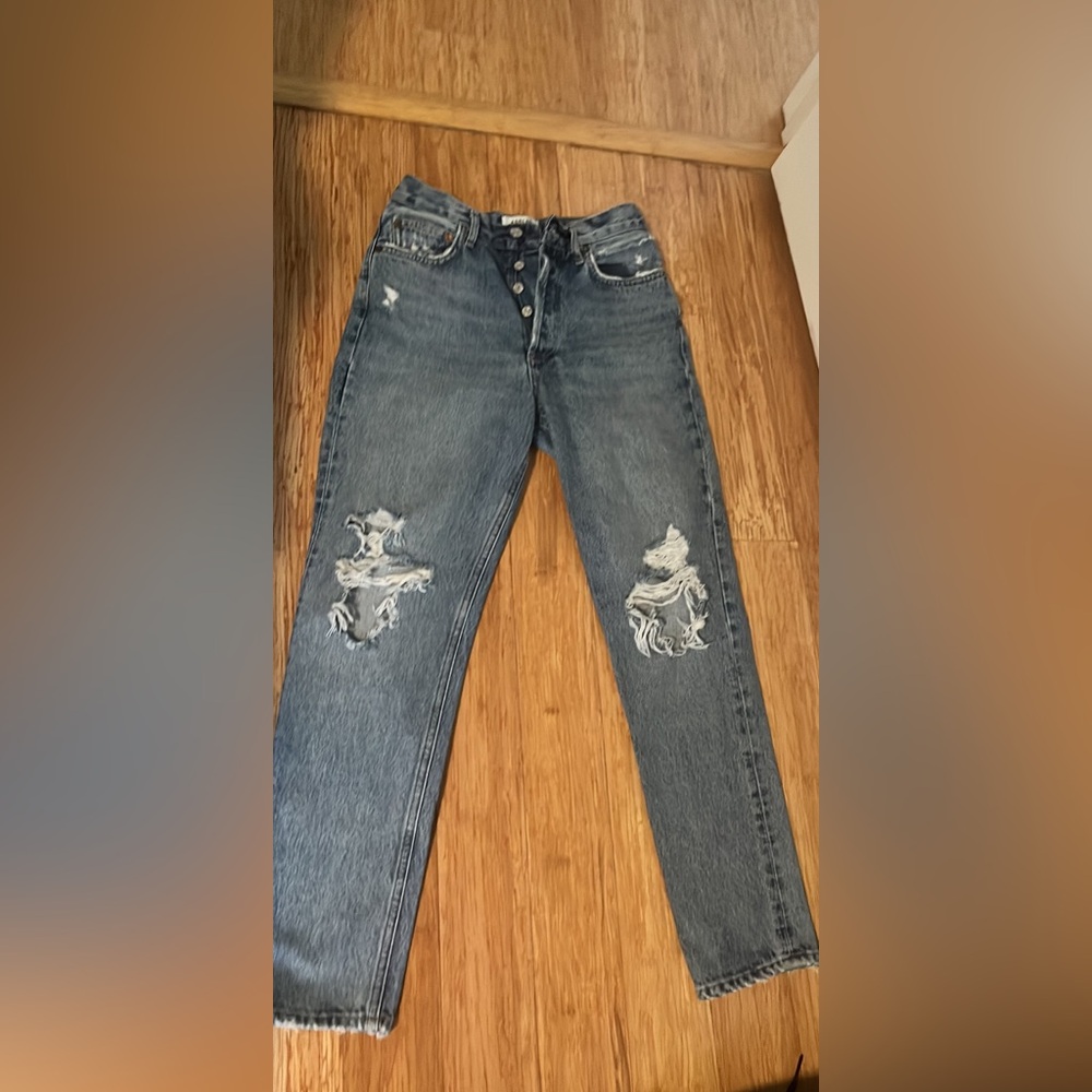 AGolde Button Fly Denim Jeans